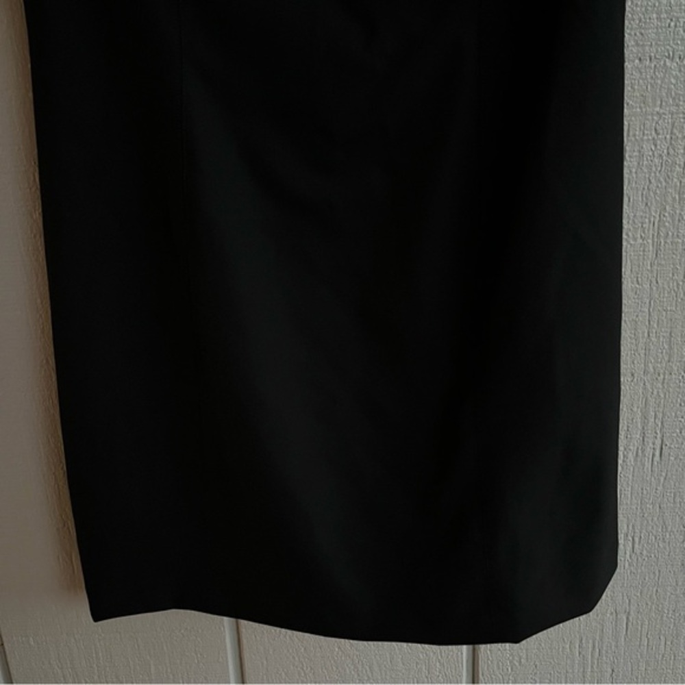 Camila Coelho NWT Organza Puff Sleeve Flocked Dot Mini Dress Black M - Picture 4 of 7